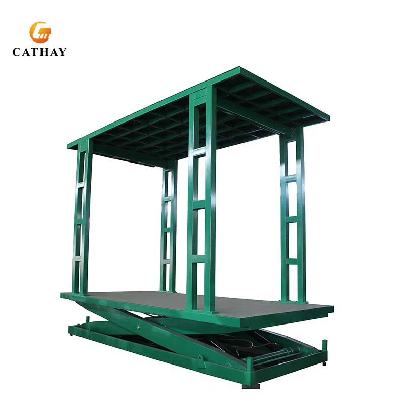 Подземный гараж с гидравлическим подъемником