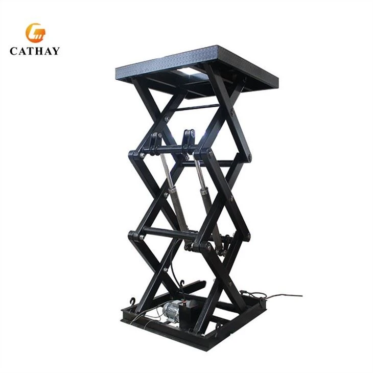 single scissor lift table