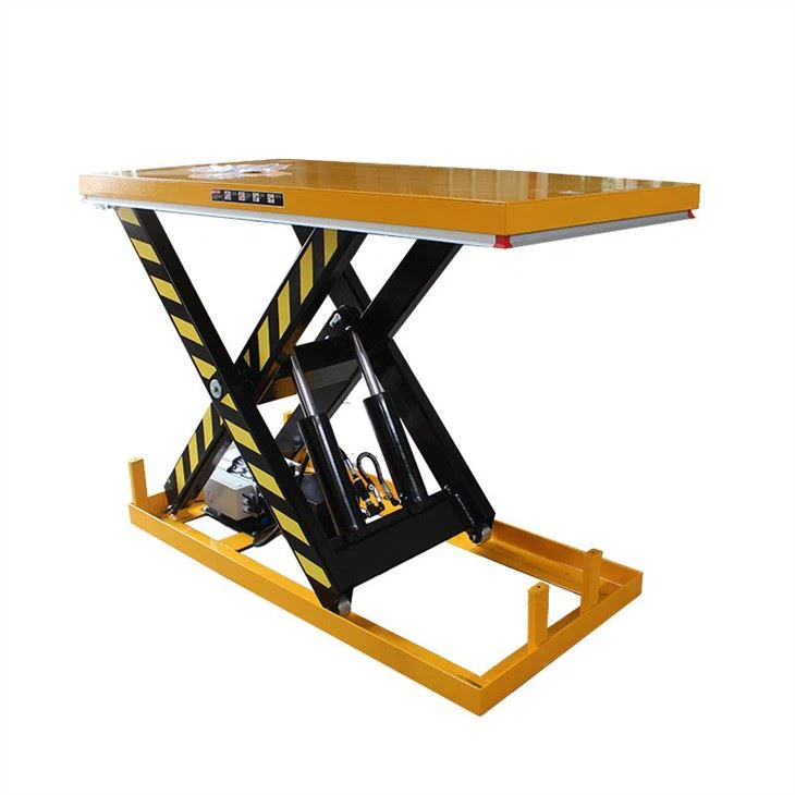 single scissor lift table