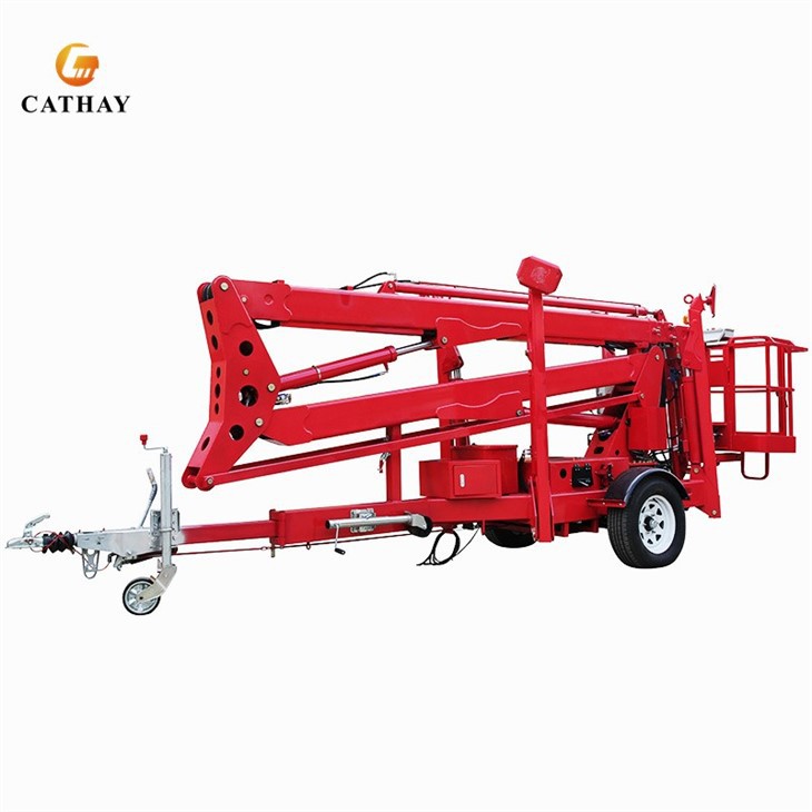 Aerial Working Platform Of Towable Boom Lift Platform